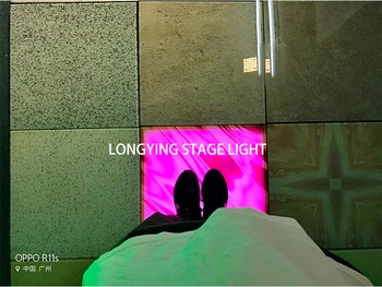Мраморен ефект Led Лампа За Декорация на Партита 50x50 см RGB LED Дансинг Интерактивни Танцови Плочки За Театър, Сцена, Концерти 5