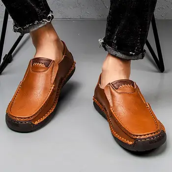 Мъжки обувки Ежедневни Удобни и Дишащи Бизнес Обувки, Обувки за шофиране Голям Размер 2023 3