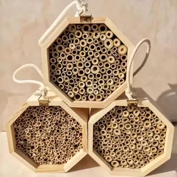 Натурален Бамбуков Пчелен Къща 5,9 
