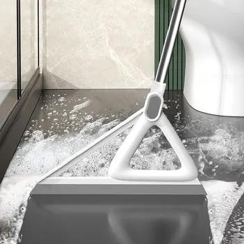 Начална вълшебна метла, вътрешен мултифункционален тоалетна, чистачки за стъкло на пода в банята, силиконова метла