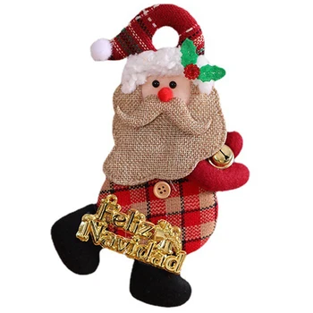 Нов Горещ Коледен Дядо Коледа Елен Снежен човек Висулка Модни Аксесоари за Коледната Елха за Домашна Украса на Стена 3