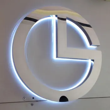 Нов дизайн гореща разпродажба 3D букви с осветление