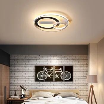 нов тънък ултра ярък led лампа за малък хол, луксозен, с дистанционно управление, поколение монтаж на таван осветление в спалнята