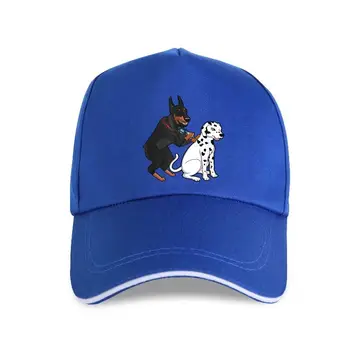 нова шапка-шапка Доберман с Татуировка Петна по Бейсболке Далматински Забавна Куче