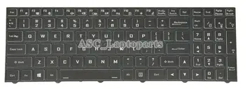 Новата клавиатура QWERTY на американски и английски език За Clevo Sager NP6854 NP6855 NP6856 NP6858BQ клавиатура с цветен осветление във формата на кристали, Черен