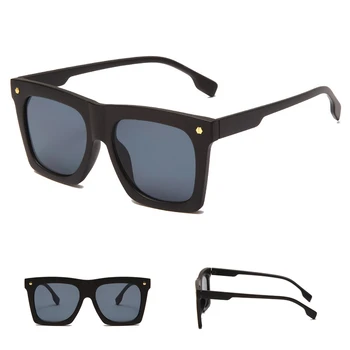 Нови модни слънчеви очила унисекс квадратни слънчеви очила прости ежедневни диви слънчеви очила с uv400 женски улични очила за шофиране