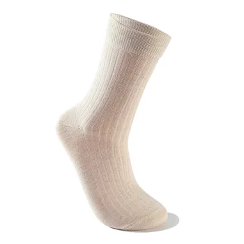 Нови Мъжки Топли Памучни Обикновена Чорапи Класически Есенно-Зимен Стил, Ежедневни Мъжки Бизнес Чорапи В Ивицата Е Със Средна Дължина 1