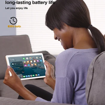 Новият 10,1-инчови Таблети 2 GB/32 GB Четириядрен Android 9,0 Google Play WiFi Bluetooth Евтини и лесни Детски любим подарък таблет 5