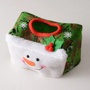Ново Коледна Украса Текстилен Калъф Кутия За Съхранение Насладете Се На Коледната Атмосфера На Работния Плот Украса На Коледни Статии 4