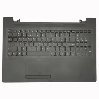 НОВОСТ за Lenovo Ideapad 110-15ACL 110-15AST 110-15IBR Поставка за Ръце за лаптоп главни Букви с Клавиатурата САЩ Тъчпад Черен