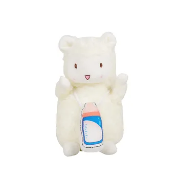 Овче Плюшен Кукла Алпака Чанта за мобилен телефон Чанта за момичета на рамото 21 см * 15 см * 13 см