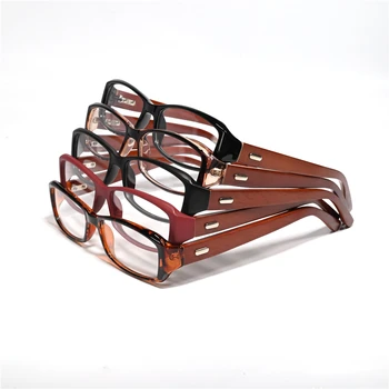 Очила за четене Cubojue +125 175 150 100 200 225 250 Мъжки, Дамски Рамки За Очила Мъжки слънчеви Очила Тесен Правоъгълен Дървен Храм