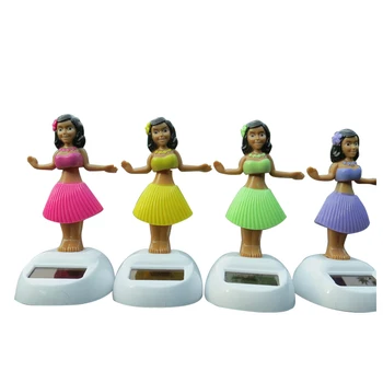 Пластмасови Танци Хавайският Момичета, на слънчеви батерии (различни цветове) 0