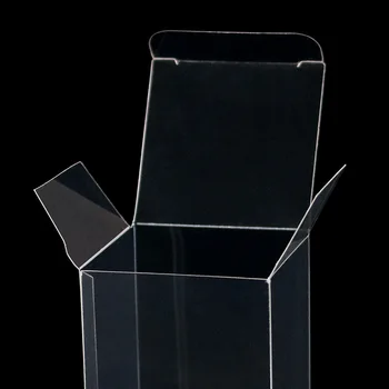 подгоняйте лого петно PVC опаковка Pet кутия прозрачна опаковка кутия PP пластмаса подарък кутия скоростна на бисквитка скоростна сапун лого по поръчка 3