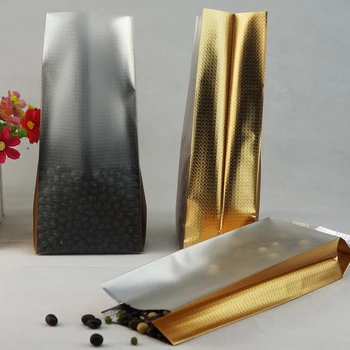 Предната Прозрачна Матирана, Златна чанта Amboss Oragan, Открит за топлинно запечатване, 11x30 см / 100 бр. Опаковка за Съхранение на Кое трасе от алуминиево фолио