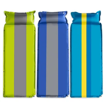 Преносима разположен къмпинг въздушна възглавница на тепиха сън на открито е автоматична с въздушна възглавница