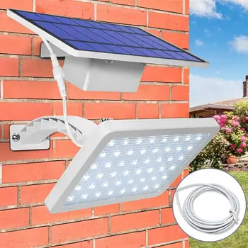 Прожектор Улична Лампа на Стената Сензор за Светлина LED слънчеви Панели регулируема водоустойчивый За На открито Градина Поляна
