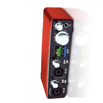 Професионална Звукова карта USB с 2 входа/2 изхода, интерфейс 2I2, студийная запис на звука за музикални предавания на живо, озвучаване 3-то поколение 3