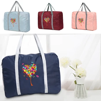 Пътни чанти с Голям Капацитет, Мъжки Дрехи, Организирана Пътна Чанта, Дамска Чанта за багаж, Чанта за багаж, Чанта, Пълно Дърво с принтом Пеперуди