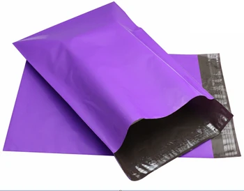 Размер: 28 *38 см, пощенски пакети с самозаклеивающимися пластмасови конвертами, лилаво пощенски пликове, поли пощенски пликове за доставка бижута 0