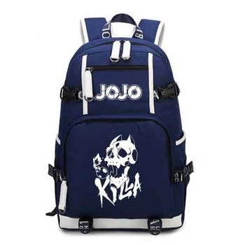 Раница на jojo ' s Bizarre Adventure Backpack Jojo Cosplay Аниме Koko Yoshikage Jotaro Kujo Холщовая Чанта Училище Раница Пътни Чанти