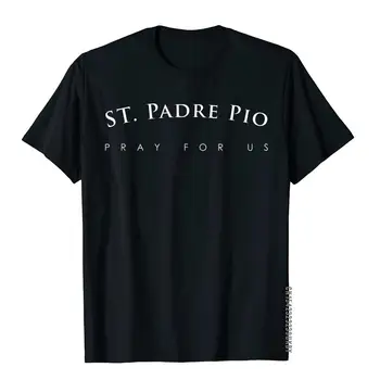 Риза Св. Отец Пио Молете се За Нас, Религиозен Подарък за Свети, Мъжки Приталенная Тениска в Японски Стил, Памучен суитчър На Поръчка