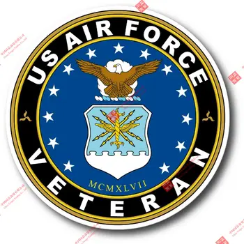 Самоличността на Мотоциклет Ветерани от военновъздушните сили на САЩ Етикети Камион Прозорец на Стената на Автомобила Лаптоп