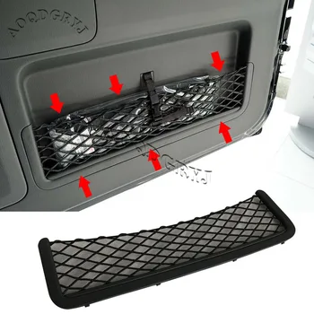 Сиво Задни Багажника на Задната Врата Кутия За Инструменти Джоба Клетка Мрежа За Съхранение Подходящ За Toyota Prado LC120 2003-2009 Замени