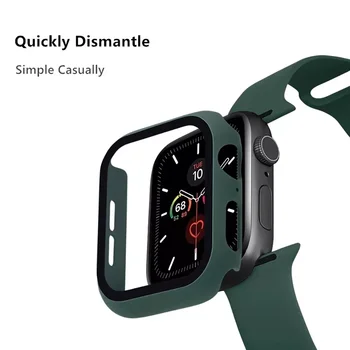 Тенденцията 2022 година за Apple watch Каишка 44 мм 40 мм 38 мм 42 мм Аксесоари за умен часа каишка гривна 6 5 4 3 SE Чист Силикон Калъф 2
