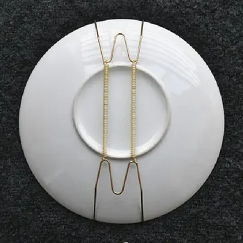Титуляр Закачалки за чинии с диаметър 25 см, с монтиран на стената дисплей 12 инча За домашен Декор 1