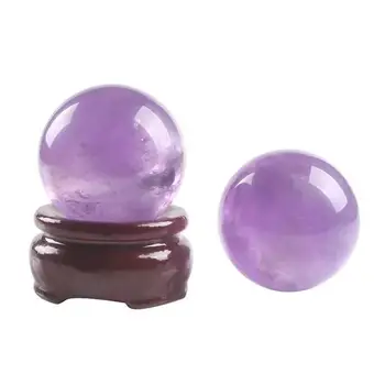 Топки сфери аметист, кварц 1pc 60mm-65mm естествени лилав кристален, за да се излекува