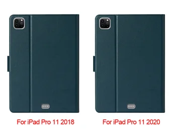 Тънък Калъф За iPad Pro 11 Калъф Кожен Портфейл Защитен Калъф Таблет За Основно iPad Pro 11 2018 2020 Калъф Калъф + Подарък 5