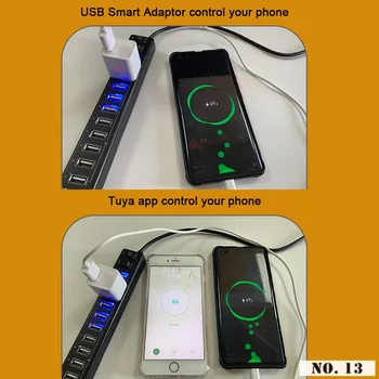 Умен WiFi адаптер Micro USB 5 В, Интелигентен превключвател за USB устройства тип A, Ключа за дистанционно управление на приложенията, концентратор не се изисква 1 бр. 5