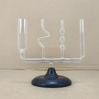 физически лабораторен стъклен съединител с основно оборудване за физическа механика прогимназия под налягане на течности