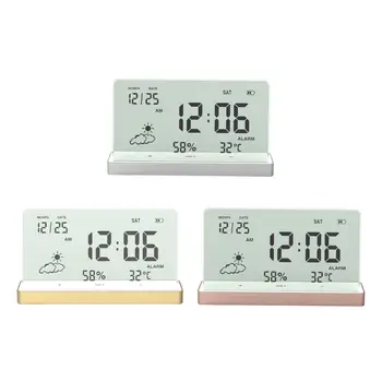 Цифрови Часовници, Електронни Часовници с Температура Влажност Дата за Масата
