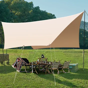 Шестоъгълен плат Оксфорд небето завеса външни принадлежности за къмпинг, палатка приморски плаж шестоъгълен солнцезащитная палатка