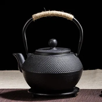 Японски Железен Чайник за Чай с приготвяне на чай от Неръждаема Стомана Чугун Кана за Варене на Вода Oolong 600/800/1200 мл