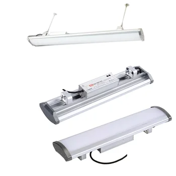 Лампа IP65/IK10 80W 9600LM 9600LM led светлина залива 60/90cm тежкотоварни висок линеен Tri-proof, 120W 15000lm